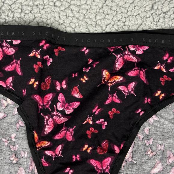 Victoria Secret Butterfly High-Leg Brief Panty Medium Modal Blend Colorful - Picture 4 of 7